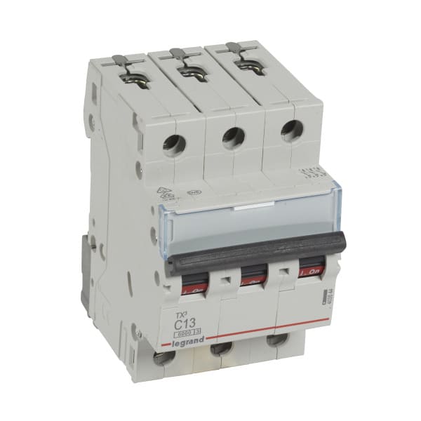 LEGRAND - TX3 Leitungsschutzschalter C-Charakteristik, 13A, 3-polig, 6kA, 400VAC, 3TE