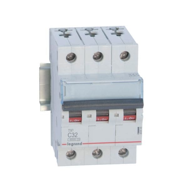 LEGRAND - TX3 Leitungsschutzschalter C-Charakteristik, 32A, 3-polig, 6kA, 400VAC, 3TE