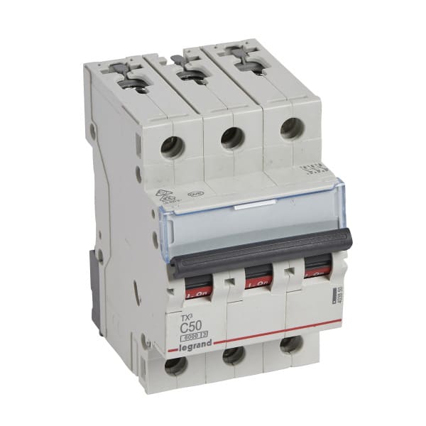 LEGRAND - TX3 Leitungsschutzschalter C-Charakteristik, 50A, 3-polig, 6kA, 400VAC, 3TE