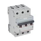 LEGRAND - TX3 Leitungsschutzschalter D-Charakteristik, 2A, 3-polig, 6kA, 400VAC, 3TE