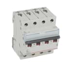 LEGRAND - TX3 Leitungsschutzschalter B-Charakteristik, 6A, 4-polig, 6kA, 400VAC, 4TE