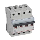 LEGRAND - TX3 Leitungsschutzschalter B-Charakteristik, 40A, 4-polig, 6kA, 400VAC, 4TE