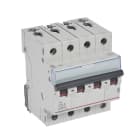 LEGRAND - TX3 Leitungsschutzschalter C-Charakteristik, 0,5A, 4-polig, 6kA, 400VAC, 4TE