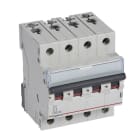 LEGRAND - TX3 Leitungsschutzschalter C-Charakteristik, 1A, 4-polig, 6kA, 400VAC, 4TE