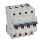 LEGRAND - TX3 Leitungsschutzschalter C-Charakteristik, 2A, 4-polig, 6kA, 400VAC, 4TE