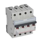 LEGRAND - TX3 Leitungsschutzschalter C-Charakteristik, 4A, 4-polig, 6kA, 400VAC, 4TE