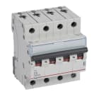 LEGRAND - TX3 Leitungsschutzschalter C-Charakteristik, 6A, 4-polig, 6kA, 400VAC, 4TE