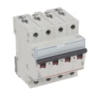 LEGRAND - TX3 Leitungsschutzschalter D-Charakteristik, 2A, 4-polig, 6kA, 400VAC, 4TE