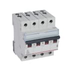 LEGRAND - TX3 Leitungsschutzschalter D-Charakteristik, 3A, 4-polig, 6kA, 400VAC, 4TE