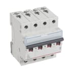 LEGRAND - TX3 Leitungsschutzschalter D-Charakteristik, 4A, 4-polig, 6kA, 400VAC, 4TE