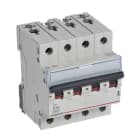 LEGRAND - TX3 Leitungsschutzschalter D-Charakteristik, 16A, 4-polig, 6kA, 400VAC, 4TE
