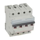 LEGRAND - TX3 Leitungsschutzschalter D-Charakteristik, 25A, 4-polig, 6kA, 400VAC, 4TE