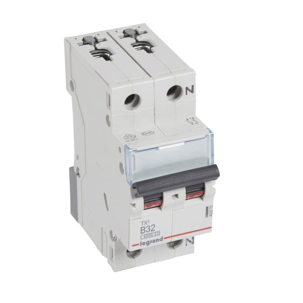 LEGRAND - TX3 Leitungsschutzschalter B-Charakteristik, 32A, 1-polig+N, 6kA, 230VAC, 2TE