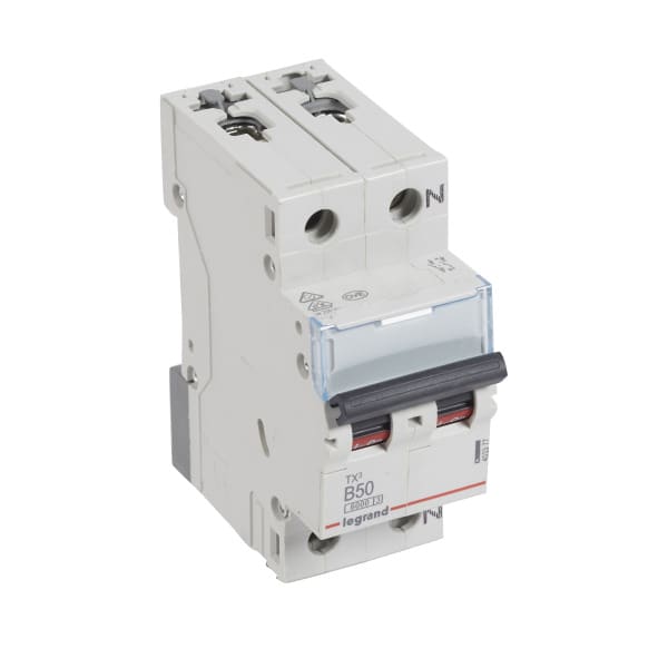LEGRAND - TX3 Leitungsschutzschalter B-Charakteristik, 50A, 1-polig+N, 6kA, 230VAC, 2TE