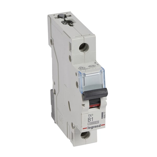 LEGRAND - TX3 Leitungsschutzschalter B-Charakteristik, 1A, 1-polig, 10kA,230/400VAC, 1TE