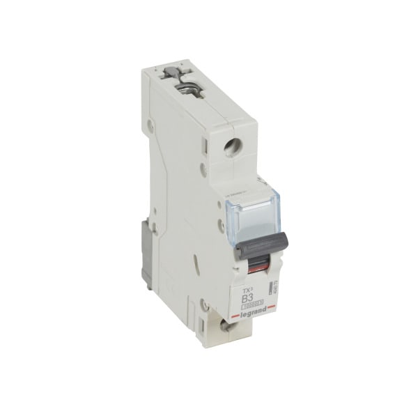 LEGRAND - TX3 Leitungsschutzschalter B-Charakteristik, 3A, 1-polig, 10kA,230/400VAC, 1TE