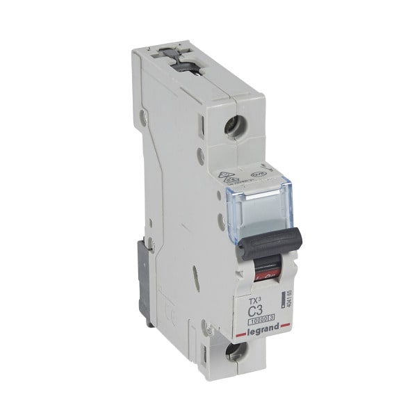 LEGRAND - TX3 Leitungsschutzschalter C-Charakteristik, 3A, 1-polig, 10kA,230/400VAC, 1TE