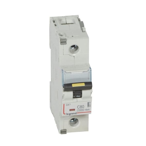 LEGRAND - DX3 Leitungsschutzschalter C-Charakteristik, 80A,1-polig,10kA,230/400VAC, 1,5TE
