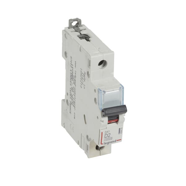 LEGRAND - DX3 Leitungsschutzschalter D-Charakteristik, 2A, 1-polig, 10kA,230/400VAC, 1TE