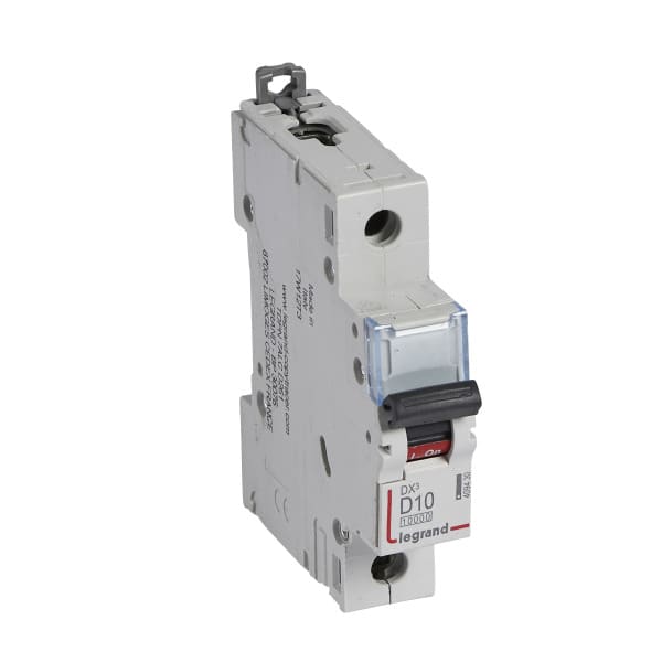 LEGRAND - DX3 Leitungsschutzschalter D-Charakteristik, 10A, 1-polig, 10kA,230/400VAC, 1TE