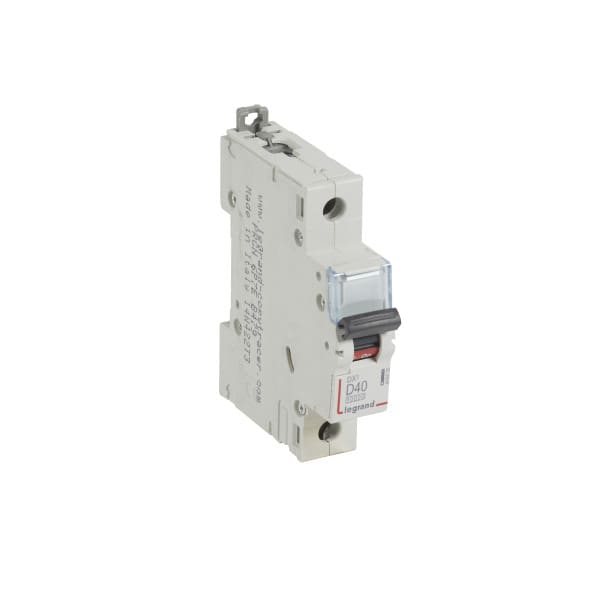 LEGRAND - DX3 Leitungsschutzschalter D-Charakteristik, 40A, 1-polig, 10kA,230/400VAC, 1TE