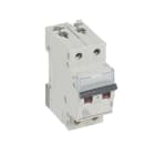 LEGRAND - TX3 Leitungsschutzschalter B-Charakteristik, 40A, 2-polig, 10kA, 400VAC, 2TE