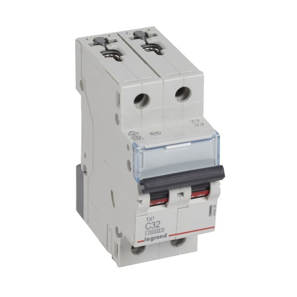 LEGRAND - TX3 Leitungsschutzschalter C-Charakteristik, 32A, 2-polig, 10kA, 400VAC, 2TE