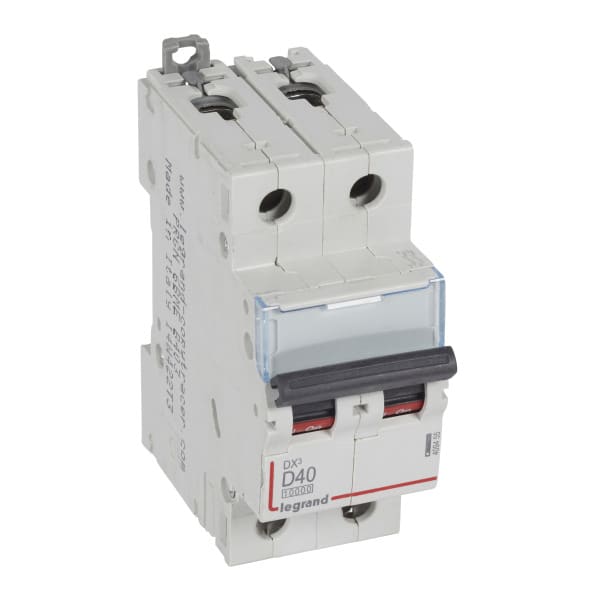 LEGRAND - DX3 Leitungsschutzschalter D-Charakteristik, 40A, 2-polig, 10kA, 400VAC, 2TE