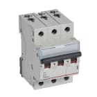 LEGRAND - TX3 Leitungsschutzschalter C-Charakteristik, 1A, 3-polig, 10kA, 400VAC, 3TE