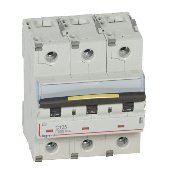 LEGRAND - DX3 Leitungsschutzschalter C-Charakteristik, 125A, 3-polig, 10kA, 400VAC, 4,5TE