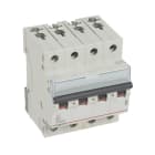 LEGRAND - TX3 Leitungsschutzschalter B-Charakteristik, 1A, 4-polig, 10kA, 400VAC, 4TE