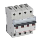 LEGRAND - TX3 Leitungsschutzschalter B-Charakteristik, 2A, 4-polig, 10kA, 400VAC, 4TE