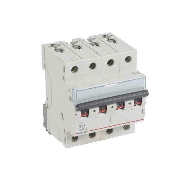 LEGRAND - TX3 Leitungsschutzschalter B-Charakteristik, 13A, 4-polig, 10kA, 400VAC, 4TE