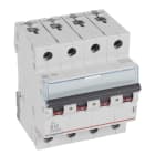 LEGRAND - TX3 Leitungsschutzschalter B-Charakteristik, 16A, 4-polig, 10kA, 400VAC, 4TE