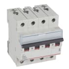 LEGRAND - TX3 Leitungsschutzschalter B-Charakteristik, 40A, 4-polig, 10kA, 400VAC, 4TE