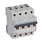 LEGRAND - TX3 Leitungsschutzschalter C-Charakteristik, 6A, 4-polig, 10kA, 400VAC, 4TE