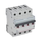 LEGRAND - TX3 Leitungsschutzschalter C-Charakteristik, 10A, 4-polig, 10kA, 400VAC, 4TE