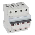 LEGRAND - TX3 Leitungsschutzschalter C-Charakteristik, 25A, 4-polig, 10kA, 400VAC, 4TE