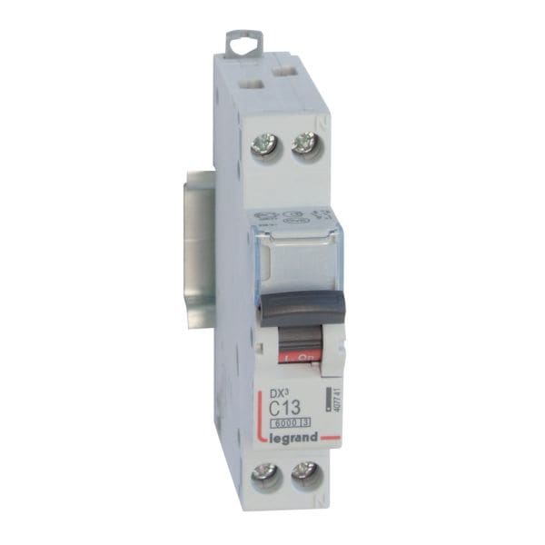 LEGRAND - DX3 Leitungsschutzschalter C-Charakteristik, 13A,  1-polig+N, 6kA, 230VAC, 1TE