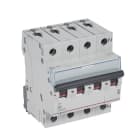 LEGRAND - TX3 Leitungsschutzschalter B-Charakteristik, 4A, 3-polig+N, 10kA, 400VAC, 4TE