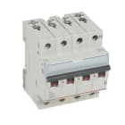 LEGRAND - TX3 Leitungsschutzschalter C-Charakteristik, 63A, 3-polig+N, 10kA, 400VAC, 4TE