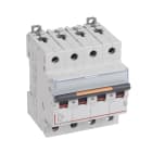 LEGRAND - DX3 Leitungsschutzschalter Z-Charakteristik, 10A, 4-polig, 25kA, 400VAC, 4TE
