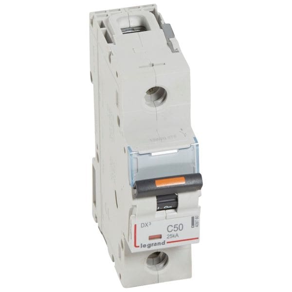 LEGRAND - DX3 Leitungsschutzschalter C-Charakteristik, 50A, 1-polig,25kA,230/400VAC, 1,5TE
