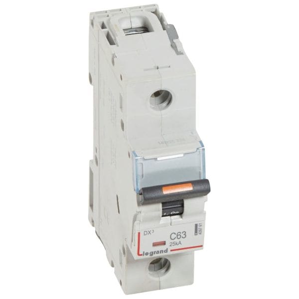 LEGRAND - DX3 Leitungsschutzschalter C-Charakteristik, 63A, 1-polig,25kA,230/400VAC, 1,5TE