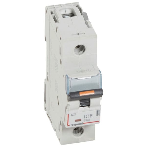 LEGRAND - DX3 Leitungsschutzschalter D-Charakteristik, 16A, 1-polig,25kA,230/400VAC, 1,5TE