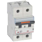 LEGRAND - DX3 Leitungsschutzschalter B-Charakteristik, 63A, 2-polig, 25kA, 400VAC, 3TE