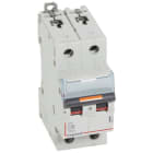LEGRAND - DX3 Leitungsschutzschalter D-Charakteristik, 6A, 2-polig, 25kA, 400VAC, 2TE