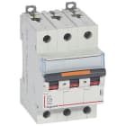 LEGRAND - DX3 Leitungsschutzschalter C-Charakteristik, 6A, 3-polig, 25kA, 400VAC, 3TE