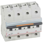 LEGRAND - DX3 Leitungsschutzschalter B-Charakteristik, 50A, 4-polig, 25kA, 400VAC, 6TE