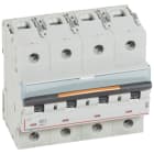 LEGRAND - DX3 Leitungsschutzschalter B-Charakteristik, 63A, 4-polig, 25kA, 400VAC, 6TE